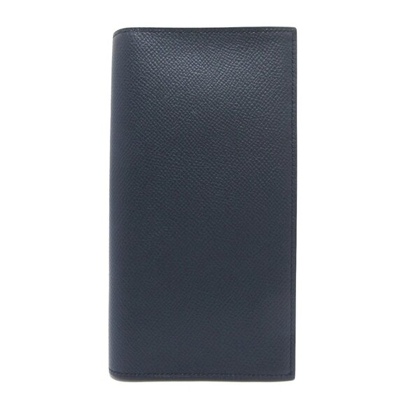 HERMES MC2 Fleming - Blue Indigo Black Vert Cypres D Bill Holder 742-071025 - Picture 1 of 11